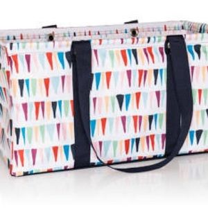 Thirty one large utility tote/fun flags